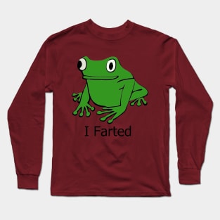 farting frog Long Sleeve T-Shirt